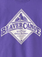 Chandail à col rond décontracté non genré Beaver Canoe