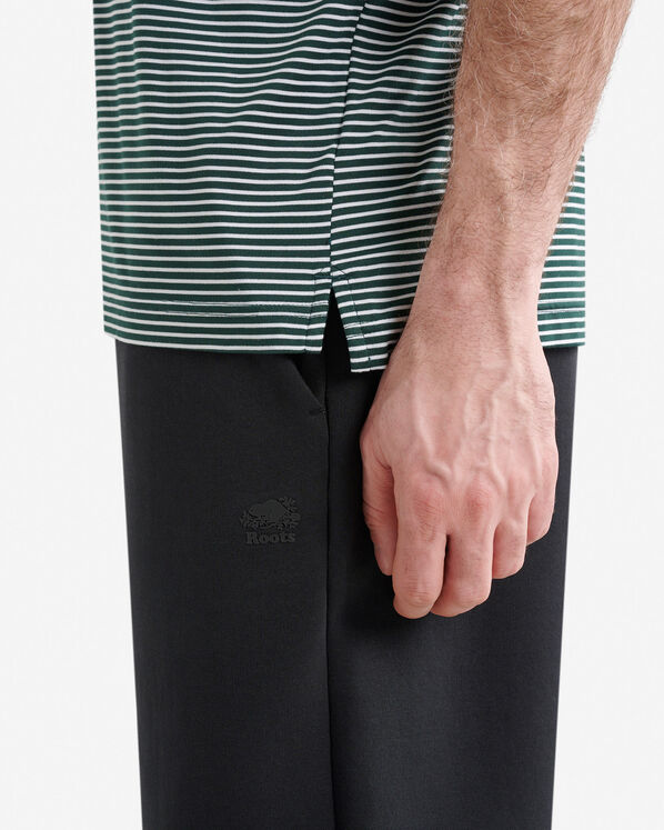 Renew Knit Striped Polo