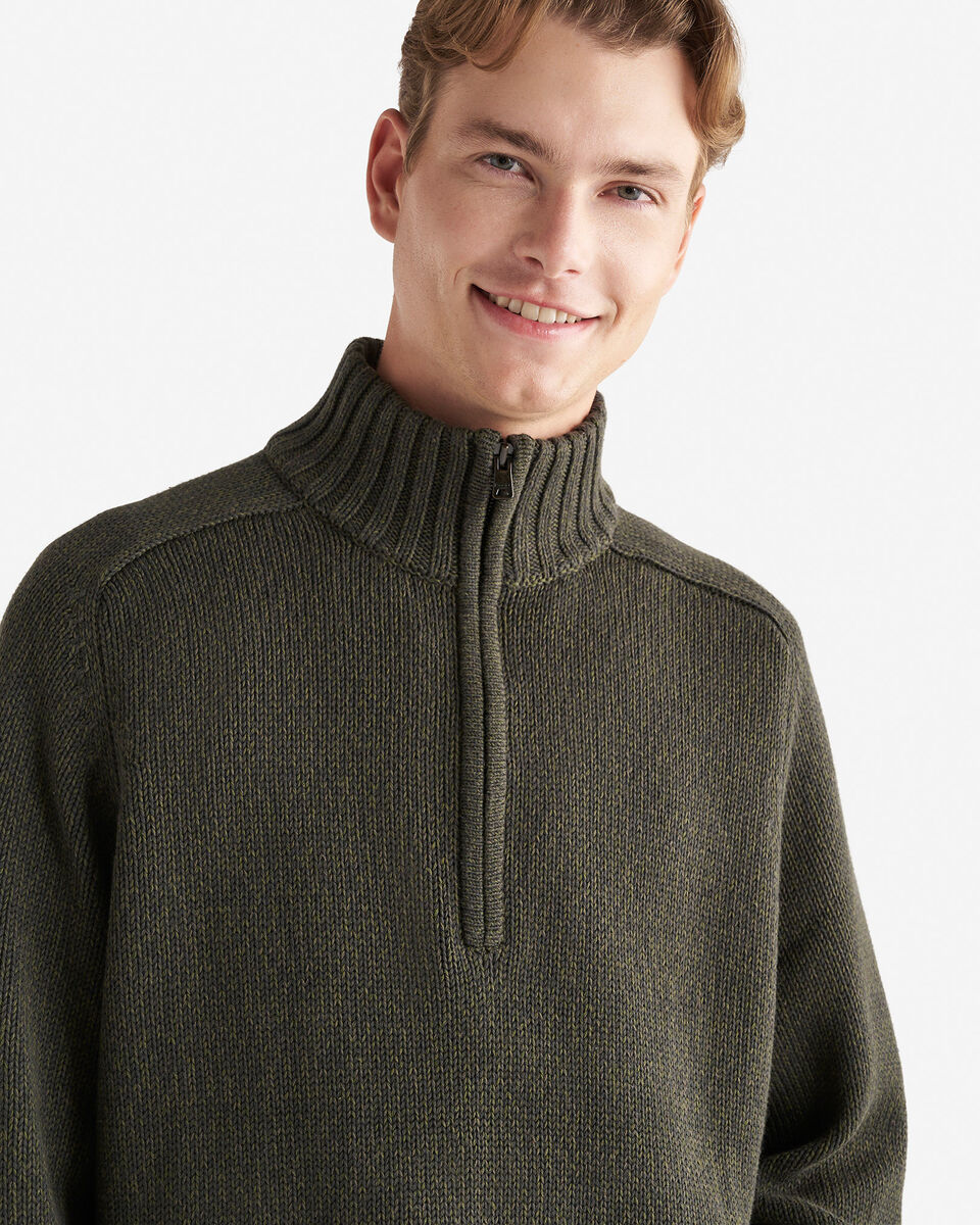 Robson Relaxed Half Zip Stein Sweater
