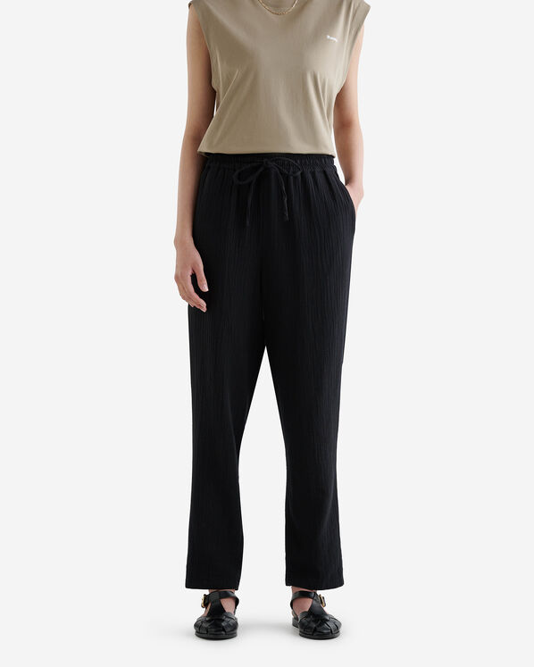 Pantalon en gaze de coton Isla