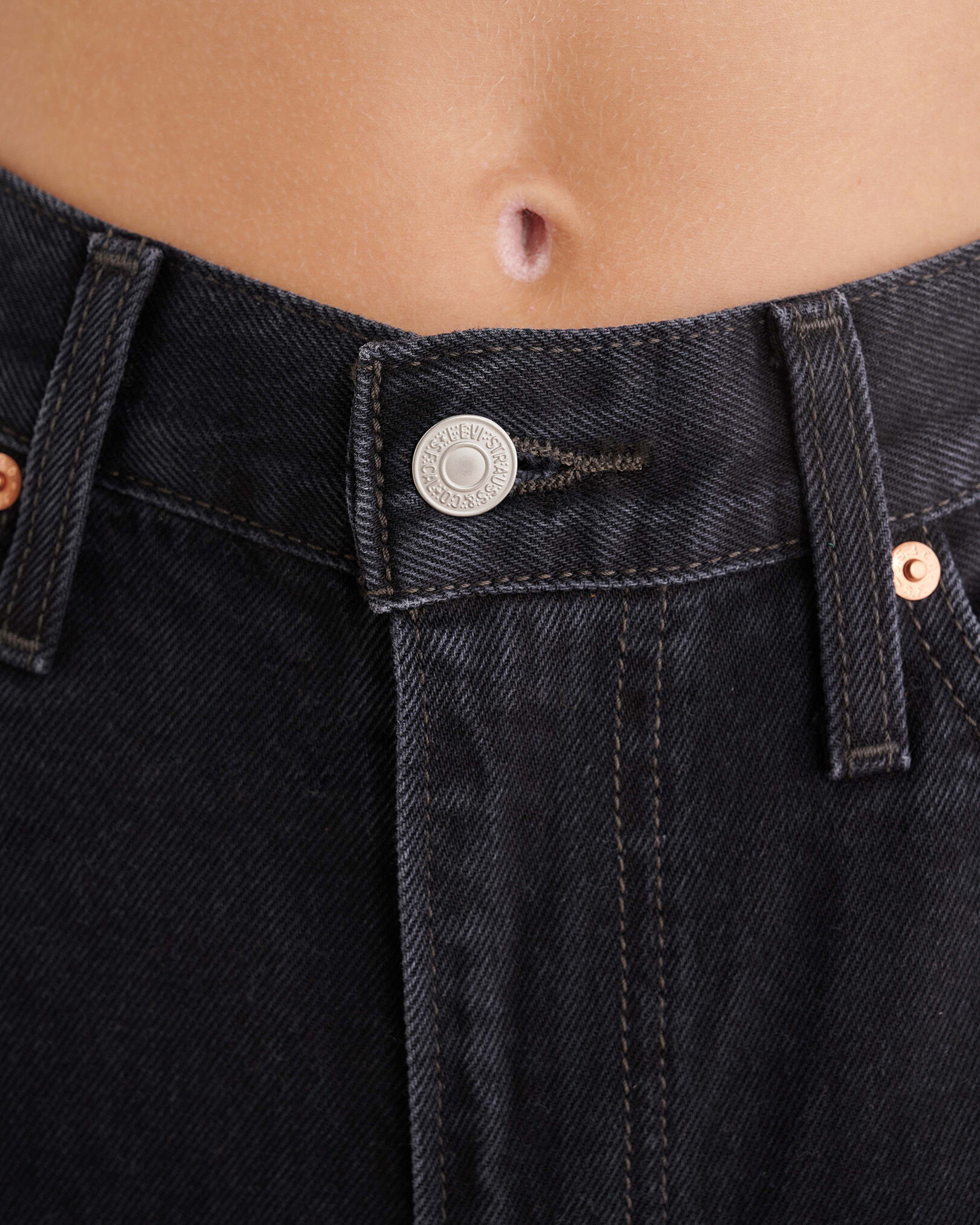 Jean large taille haute levis outlet