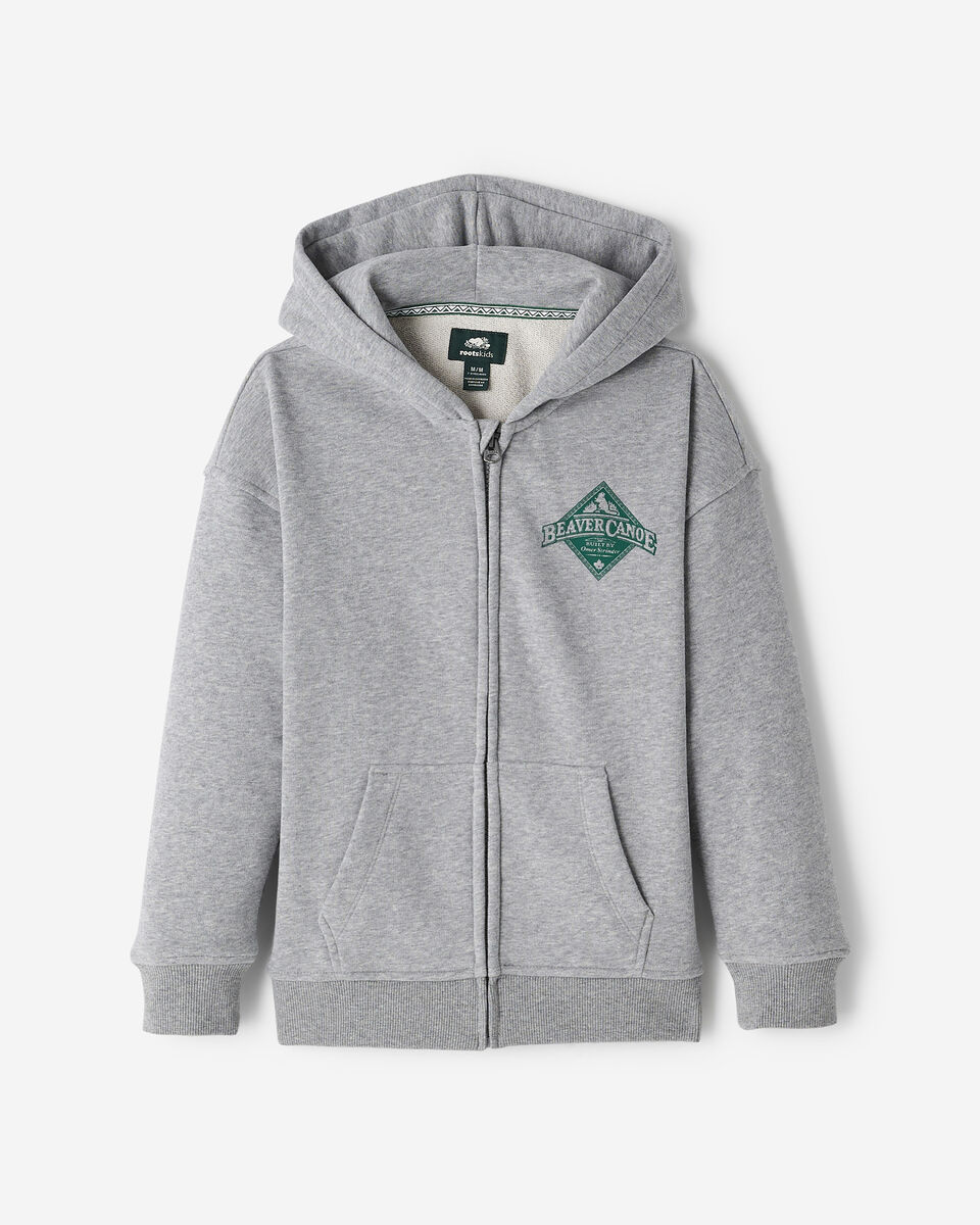 Kids Beaver Canoe Relaxed Full Zip Hoodie