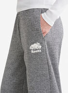 Pantalon &agrave; jambe large en molleton de coton bio Cooper