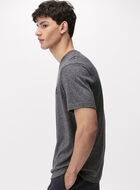 T-shirt poivr&eacute; en coton bio pour hommes