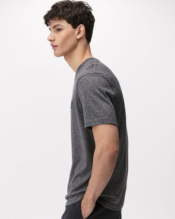 T-shirt poivr&eacute; en coton bio pour hommes