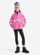 Chandail sport à col à demi-glissière en micromolleton pour enfants