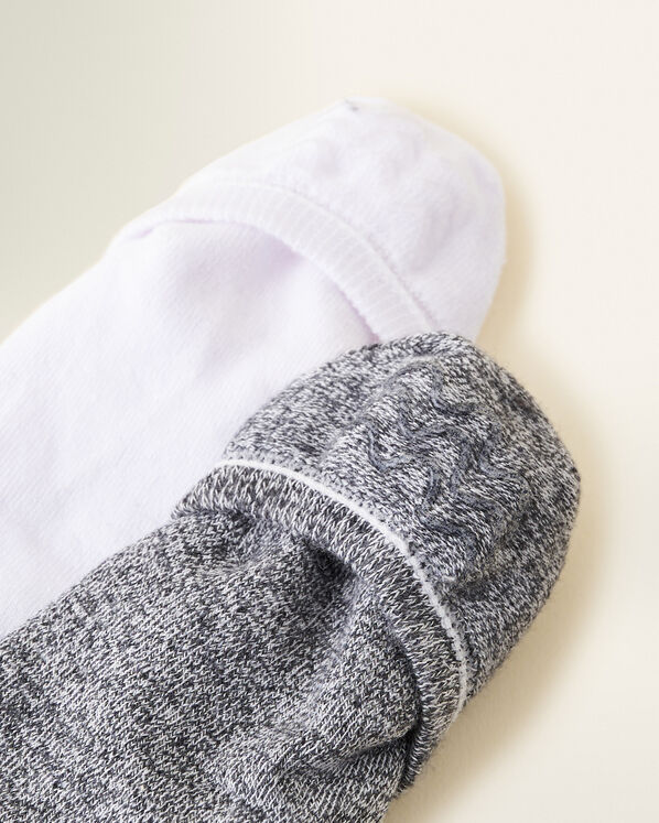 Adult No Show Sock 2 Pack