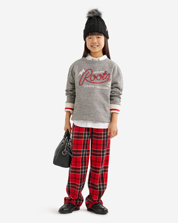 Kids Cabin Rope Applique Crew Sweatshirt