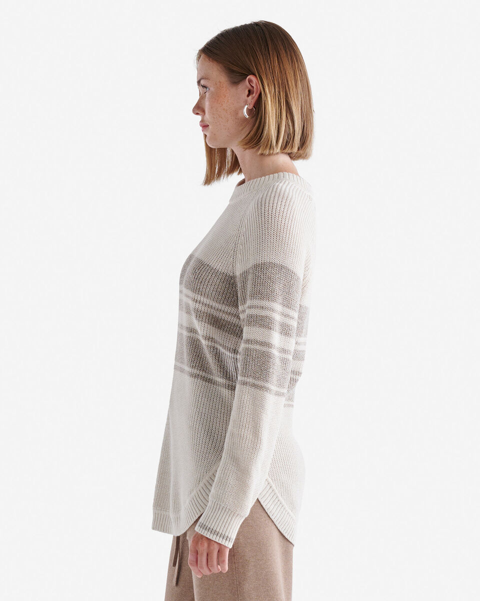 Cabin Stripe Shaker Crew Sweater