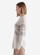 Cabin Stripe Shaker Crew Sweater