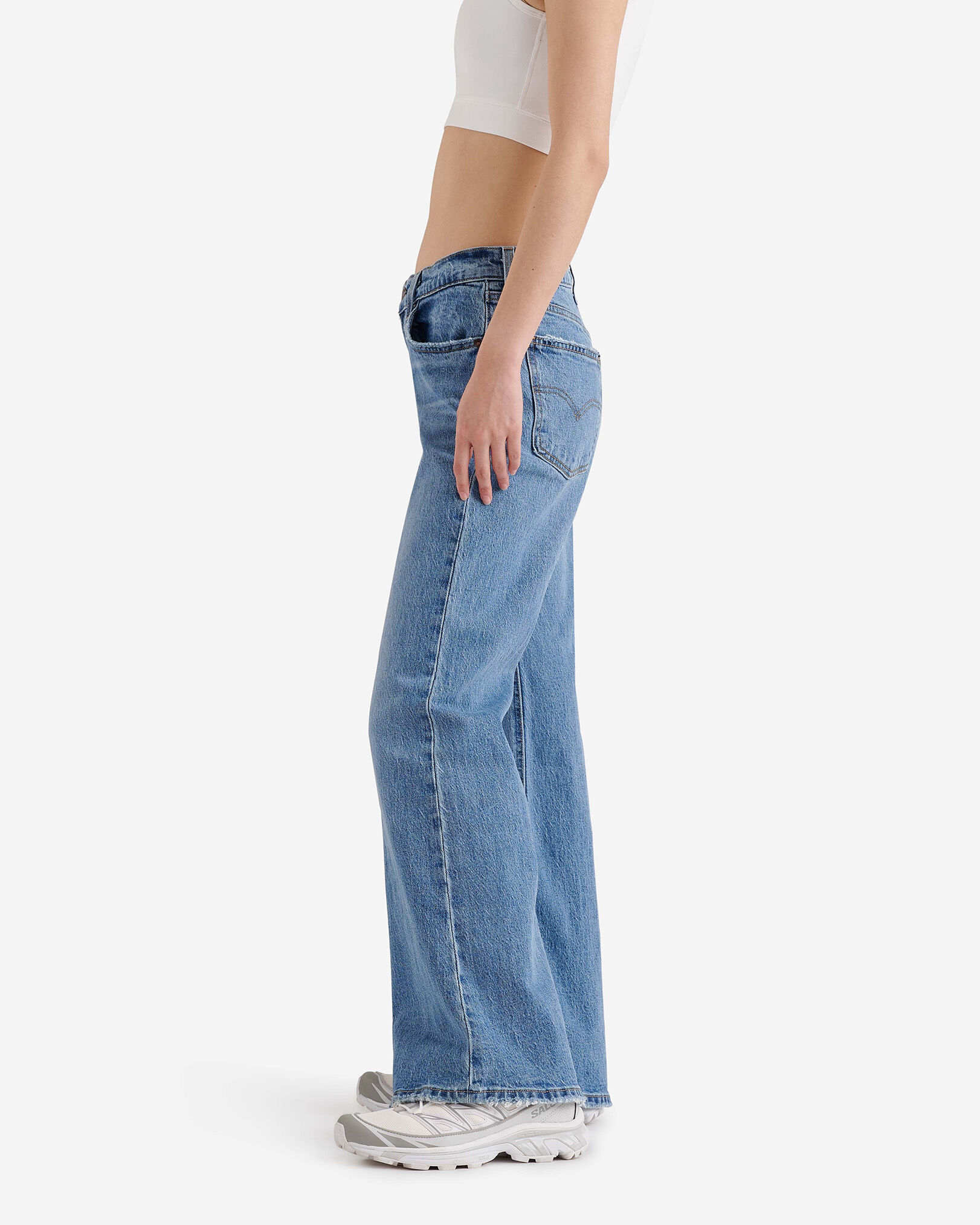 Wide leg bell deals bottom womens jeans