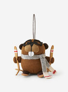 Ornement Castor skieur