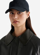 Leather Bubble Jacket