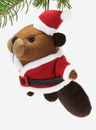 Santa Beaver Ornament  