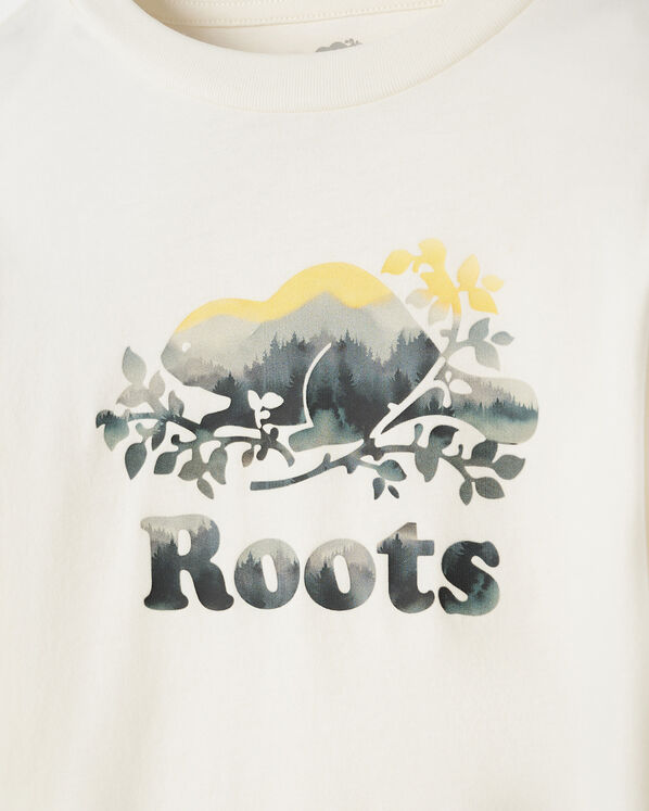 T-shirt Cooper aquarelle en coton bio pour tout-petits