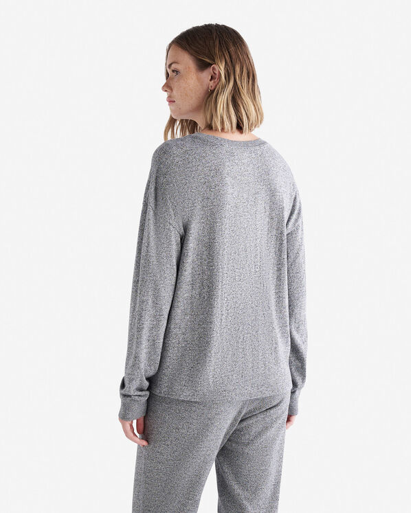 T-shirt à manches longues en coton bio Cooper pour femme