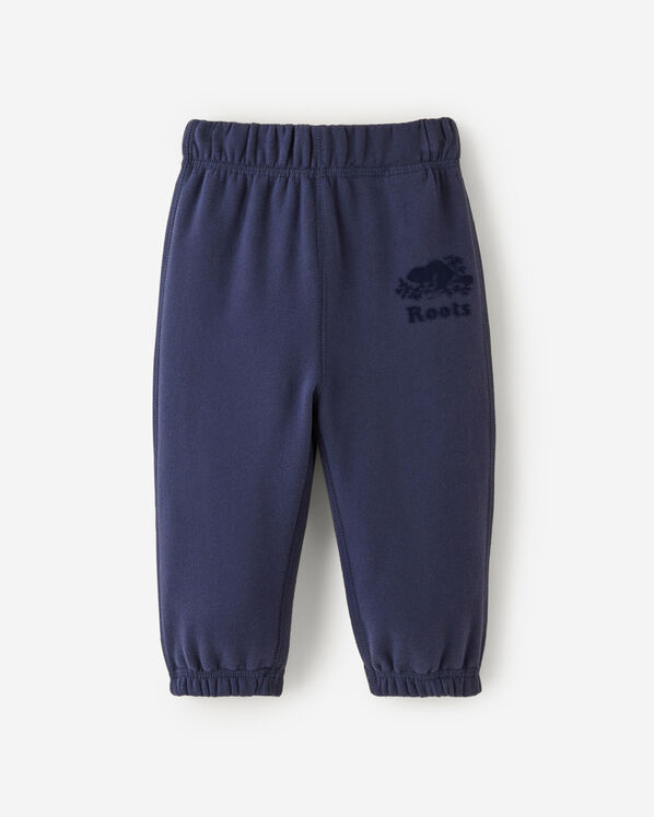 Pantalon original en molleton de coton bio pour bébés