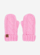 Kids Olivia Cable Mitten
