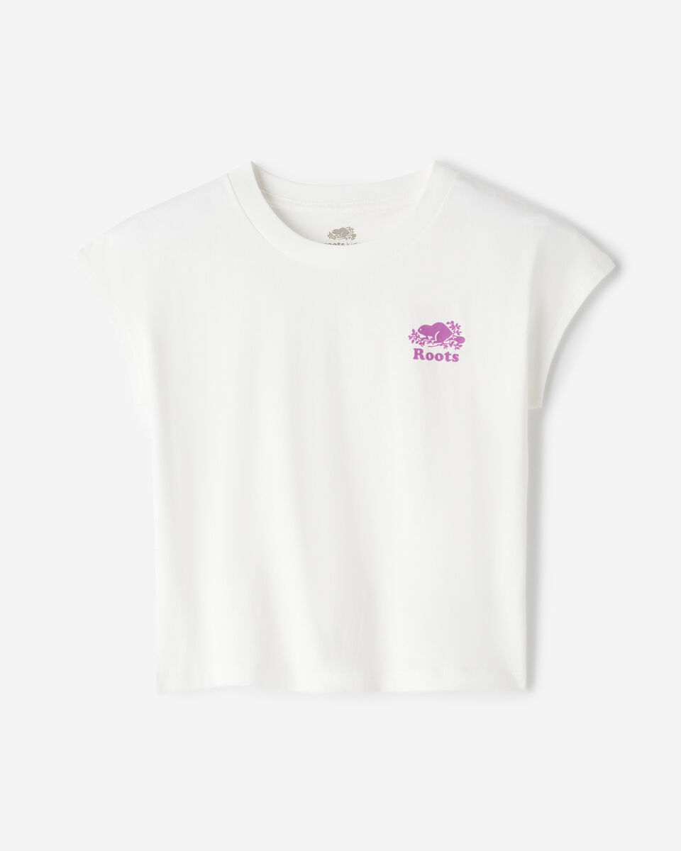 Girls Sleeveless Boxy T-Shirt