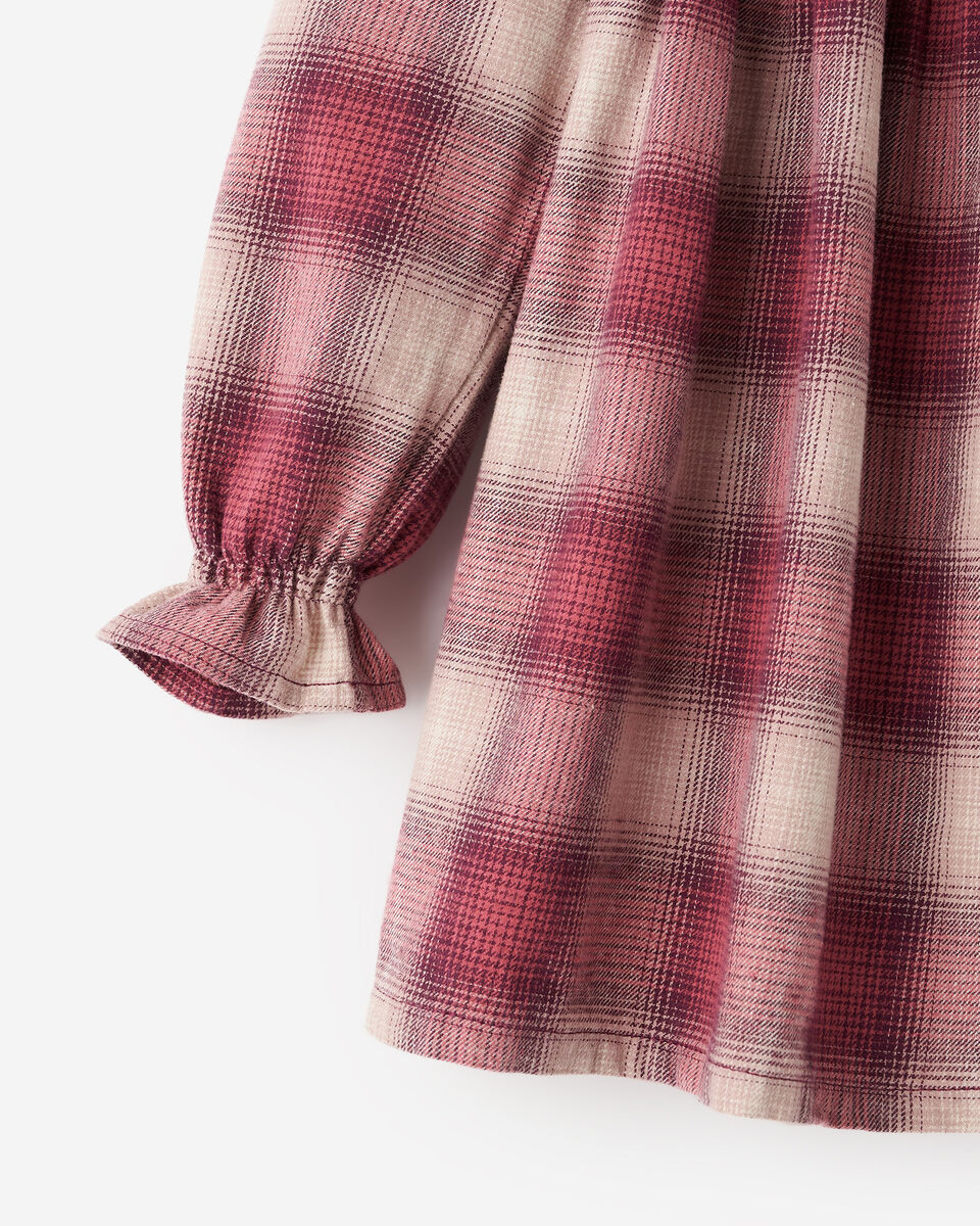 Robe nuisette à carreaux pour toutes-petites