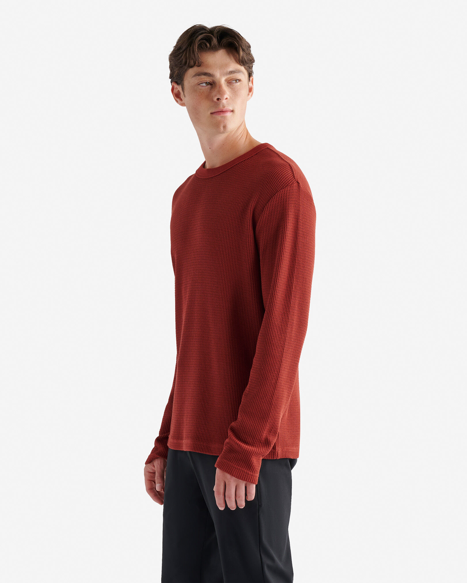 Waffle Long Sleeve Crew