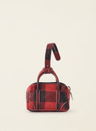 Upcycle Banff Bag Charm Cervino Park Plaid