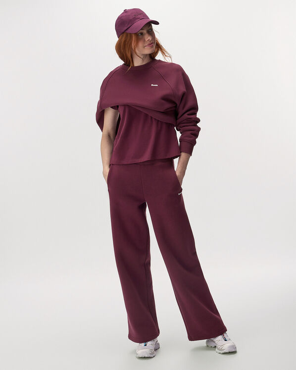 Pantalon en molleton Nuage &agrave; jambe droite