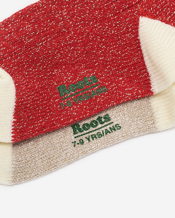 Kids Sparkle Cabin Knee Sock 2Pk