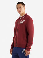 Robson Jacquard Zip Cardigan