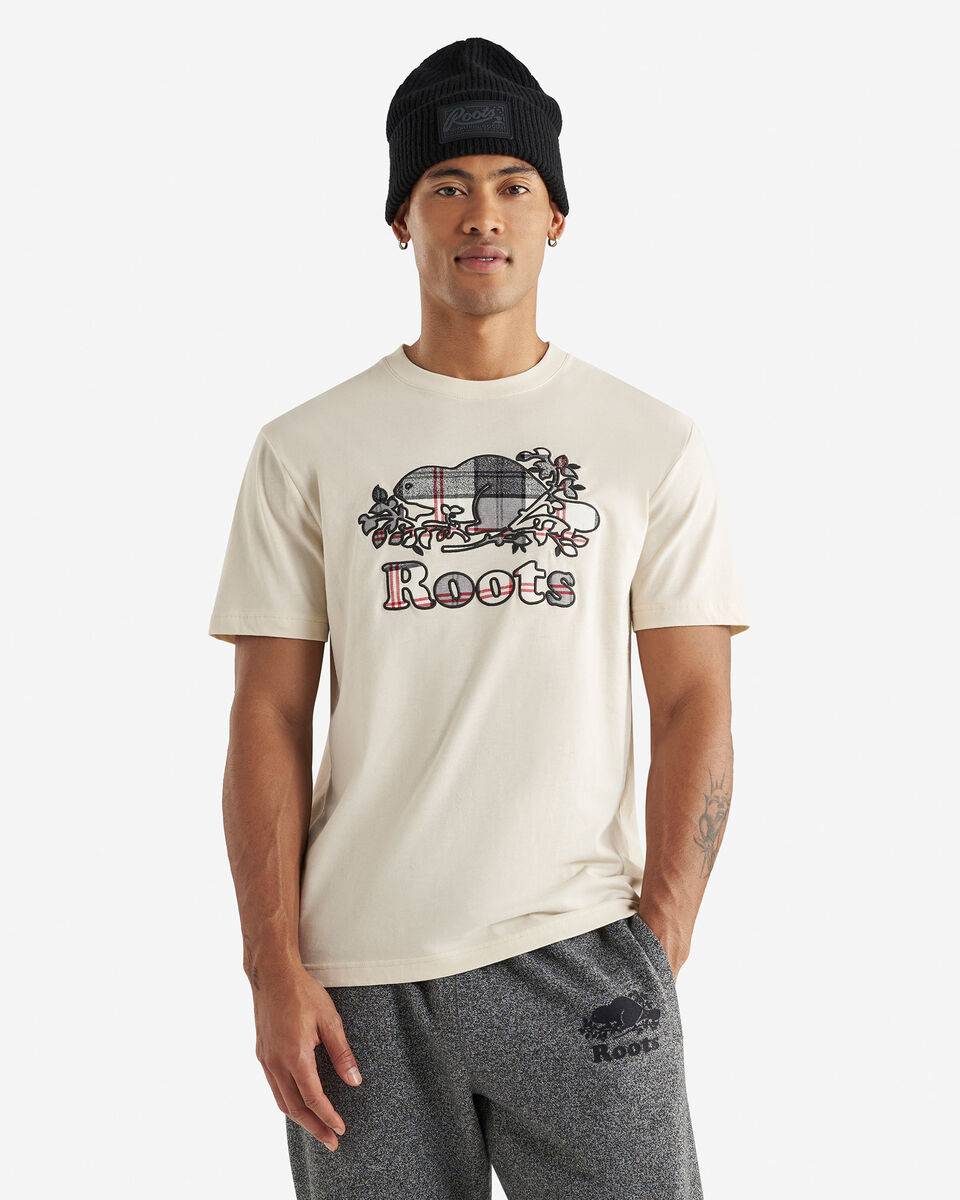 T-shirt Cooper à carreaux pour hommes