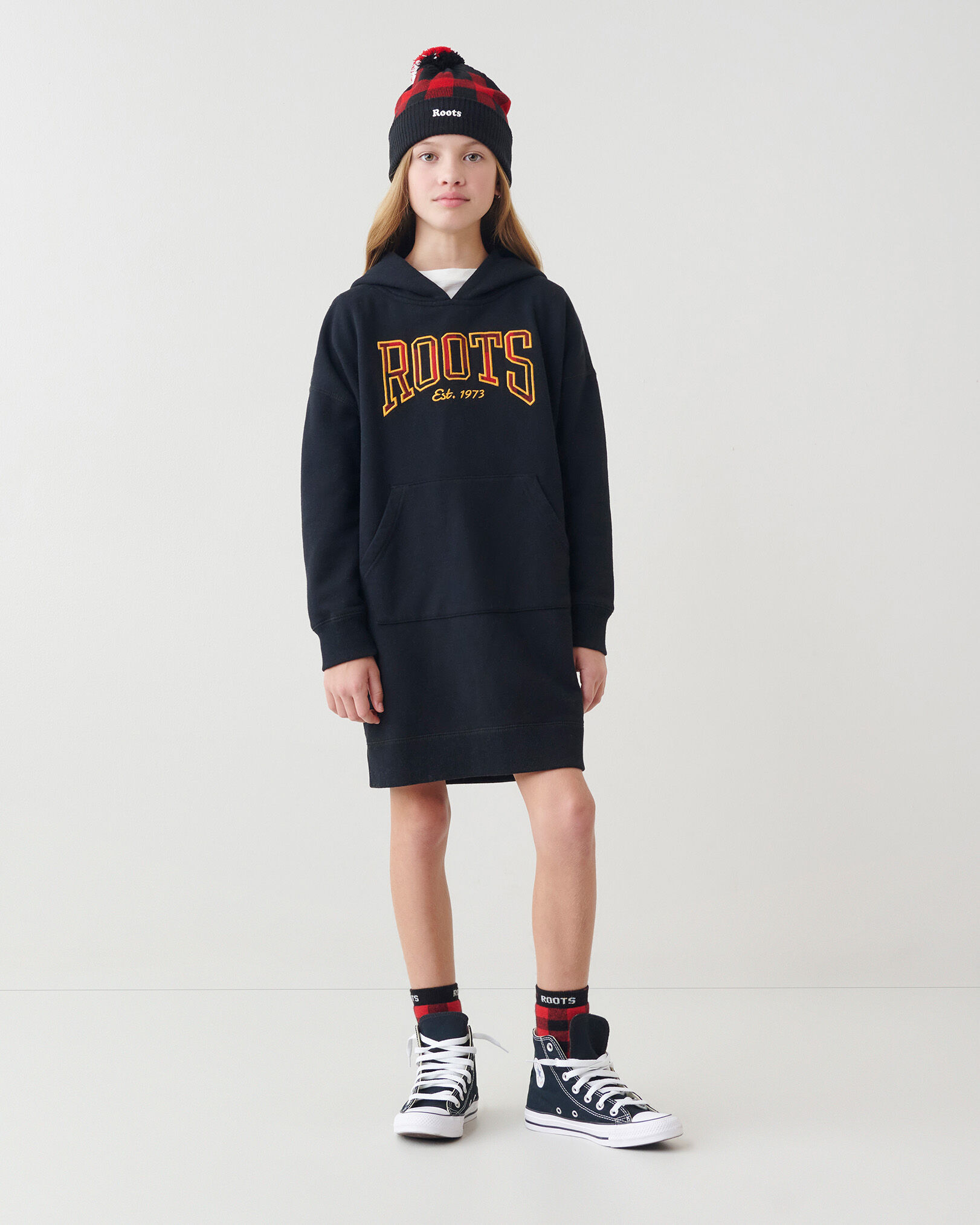Roots hoodie dress shop