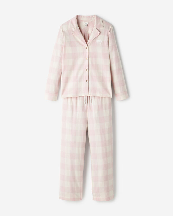 Womens Park Plaid Pajama Set