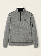 Sweater Fleece Zip Stein