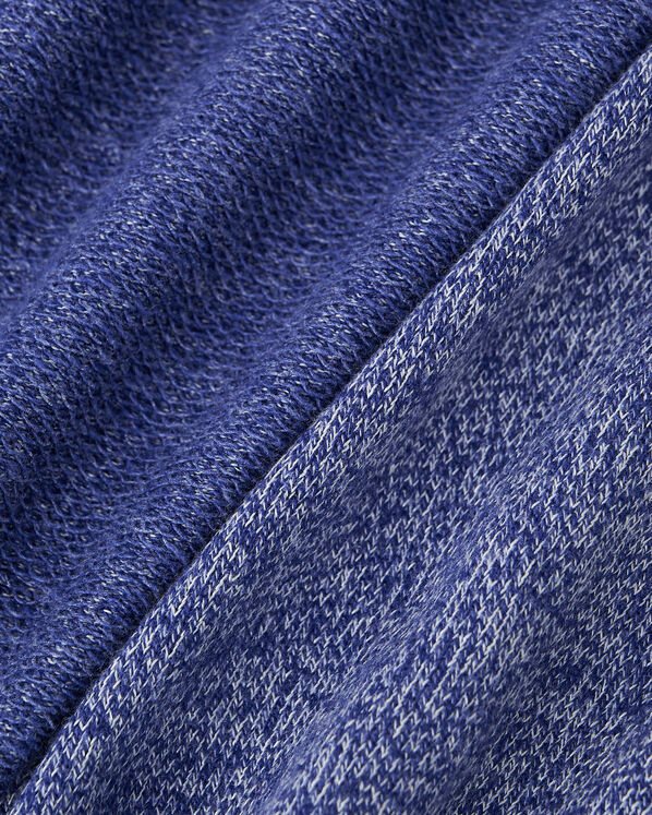 Chandail original &agrave; capuchon et glissi&egrave;re en jersey bouclette de coton bio pour tout-petits