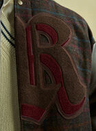 Moon Plaid Varsity Jacket