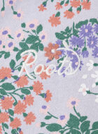 Chandail original à capuchon et glissière motif floral pour enfants