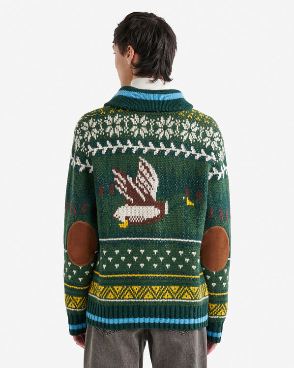 Cabin Shawl Fair Isle Cardigan