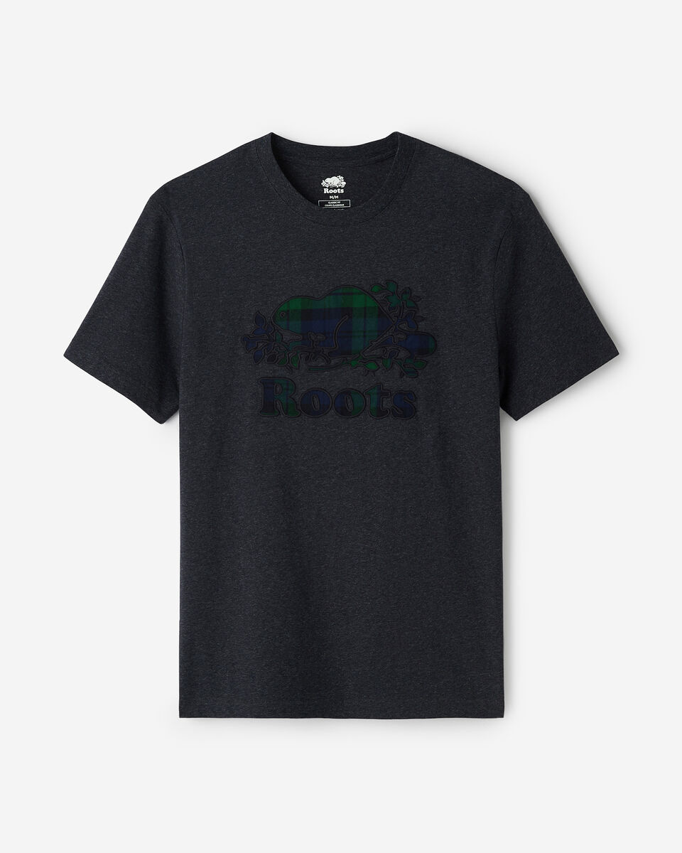 T-shirt Cooper à carreaux pour hommes