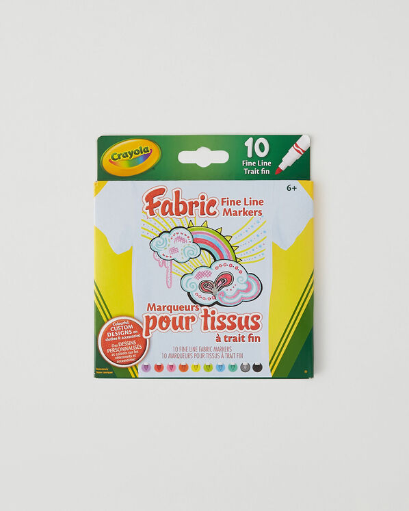 Crayola Fabric Markers 10 Pack