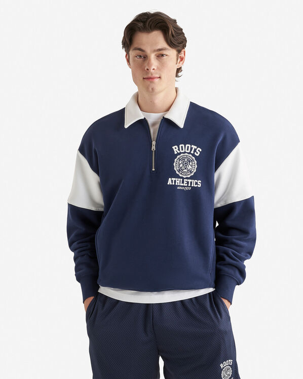 Legacy Crest Half Zip Polo