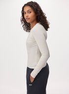 Roam Rib Fitted Long Sleeve Top