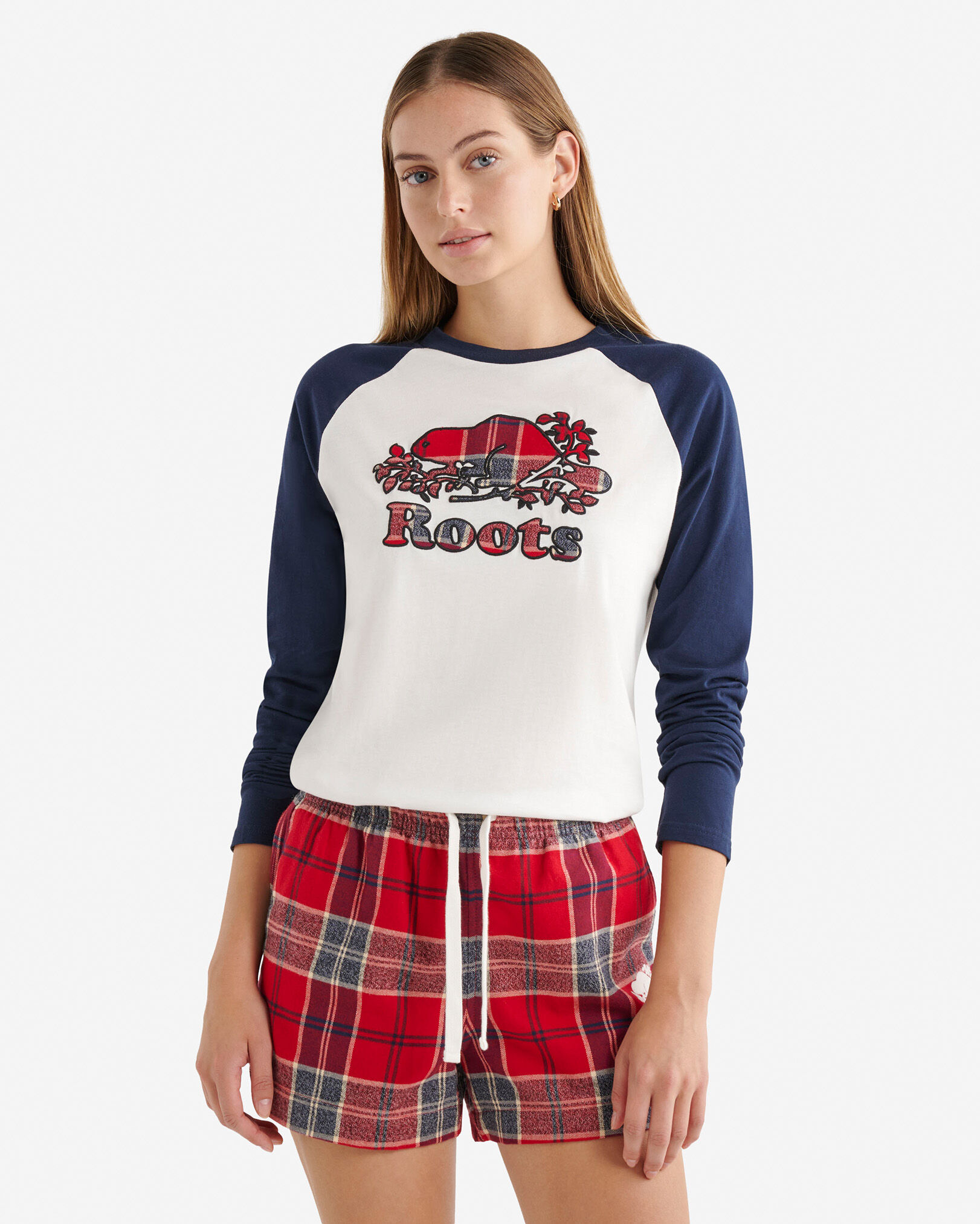 Womens Cooper Plaid Long Sleeve T-Shirt