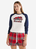 Womens Cooper Plaid Long Sleeve T-Shirt