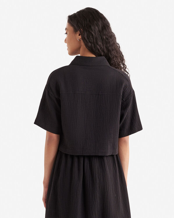 Isla Cotton Gauze Short Sleeve Shirt