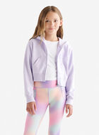Girls Organic Cooper Shrunken Zip Hoodie