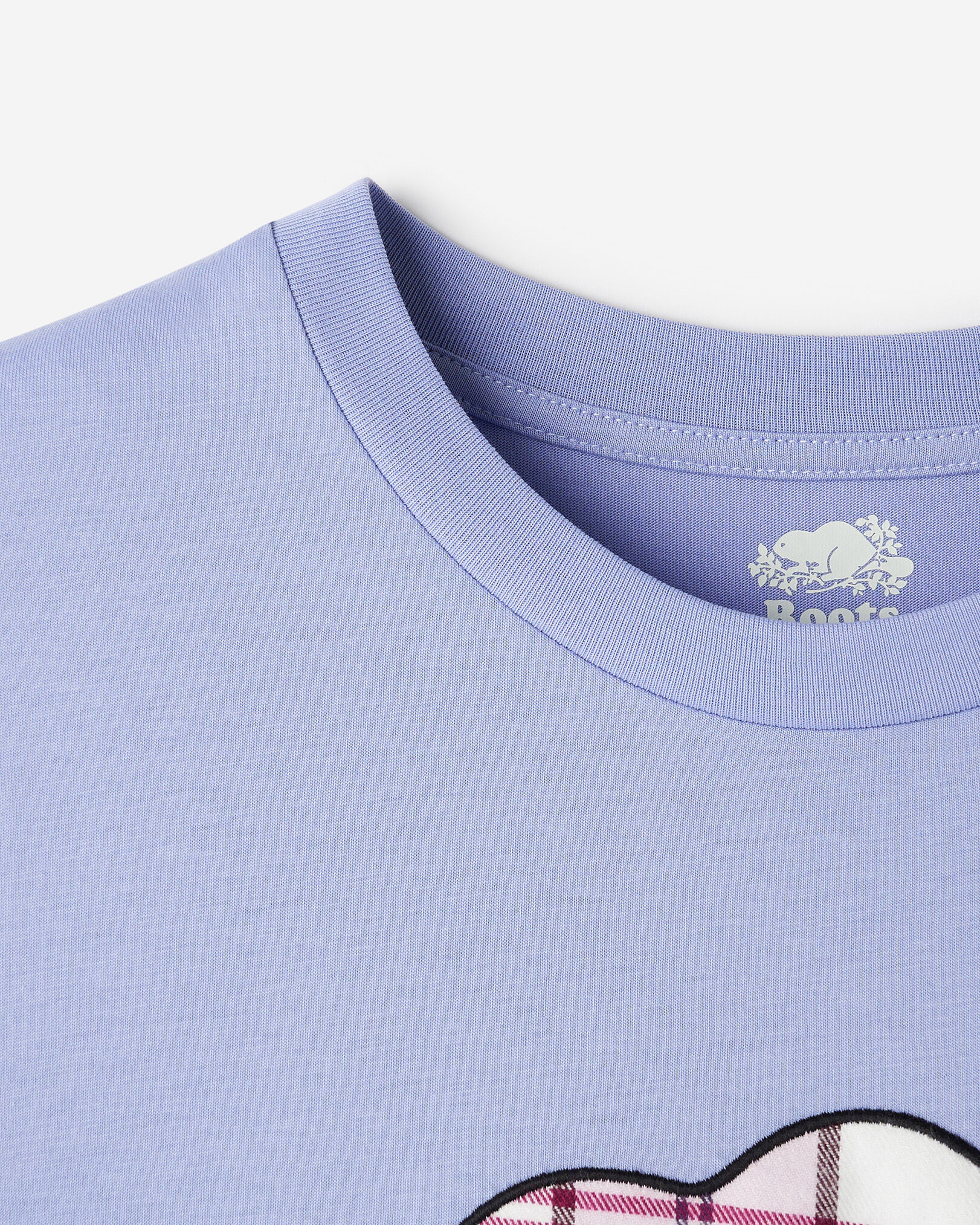 T-shirt Cooper à carreaux pour femme