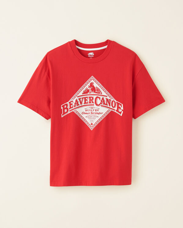 Mens Beaver Canoe Relaxed T-shirt