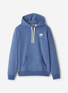 Chandail kangourou original &agrave; capuchon en jersey bouclette en coton bio