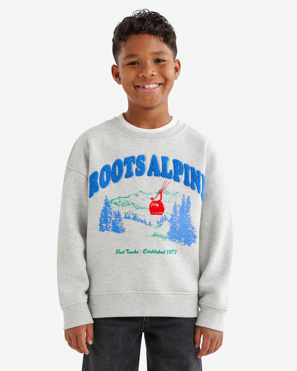 Kids Alpine Landscape Crew Sweatshirt