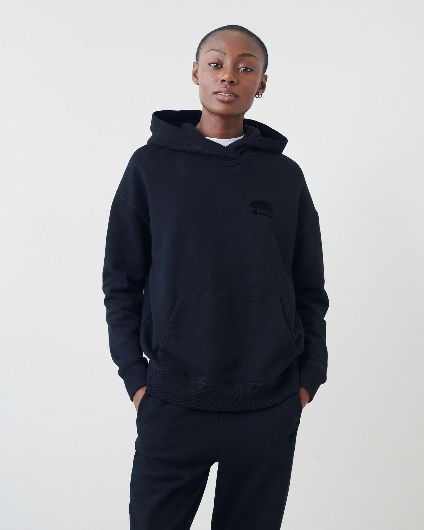Organic Cooper BF Kanga Hoodie Sweatshirts and Hoodies Roots